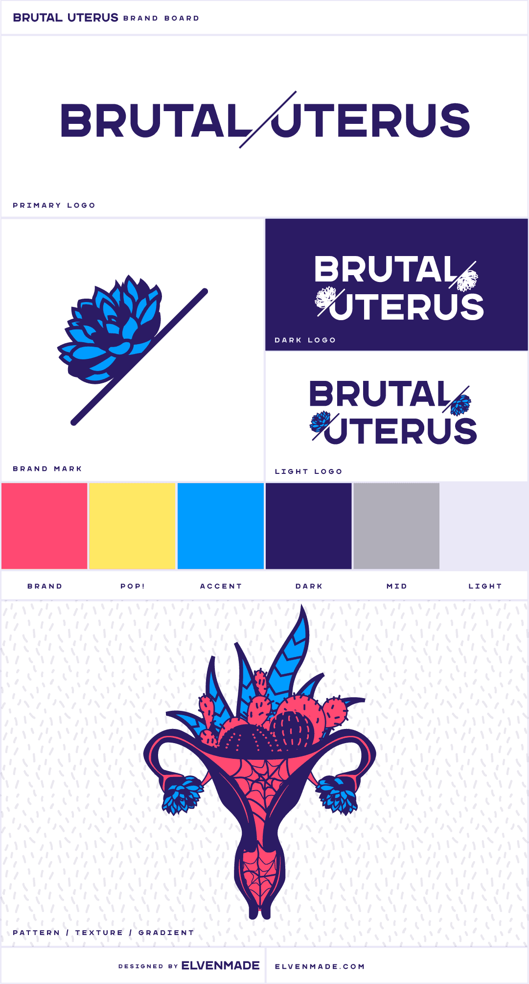 Brutal Uterus Brand Board