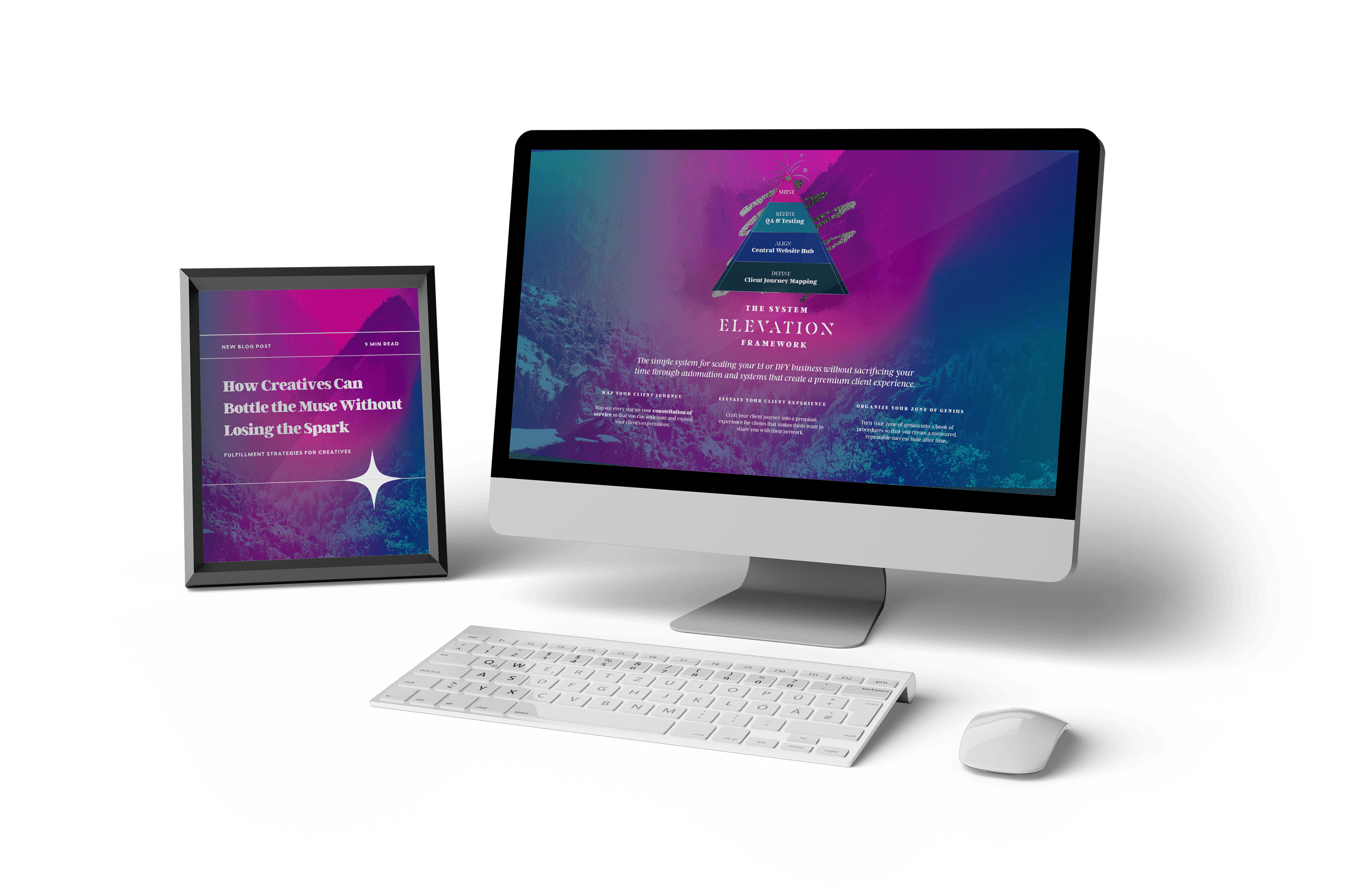 Legacy Branding Desk Mockup